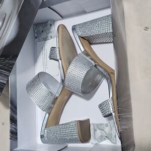 High Heels Silver Sandal